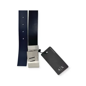 ARMANI EXCHANGE CINTURA UOMO REVERSIBILE CON PLACCA
