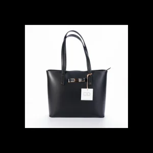 Borsa Christiane De Vos in pelle nera