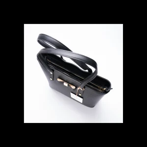 Borsa Christiane De Vos in pelle nera