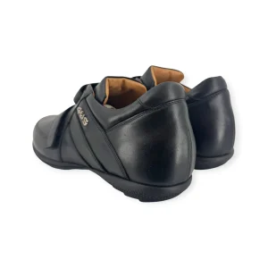 CESARE PACIOTTI 4US SNEAKERS DOPPIO STRAPPO IN PELLE NERA