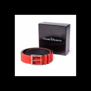 Cintura Cesare Paciotti 4US di colore Rosso