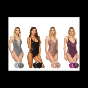 Costume Cotazur con paillettes