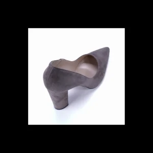 D&eacute;collet&eacute; Osvaldo Rossi in camoscio Taupe