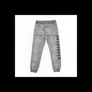 DSQUARED 2 PANTALONE JOGGER COLORE GRIGIO CON MAXY STAMPA