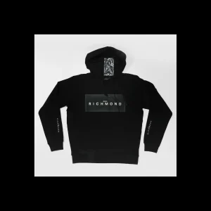 Felpa con cappuccio John Richmond con maxy stampa