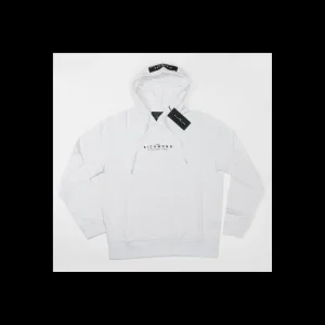 Felpa con cappuccio Richmond basic con logo stampato