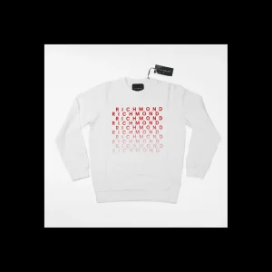 Felpa John Richmond con stampa rossa