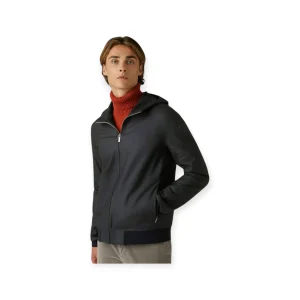 GIUBBINO RRD UOMO FLEECE RUBBER HOOD