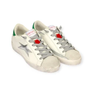 ISHIKAWA LOW PELLE E CAMOSCIO SNEAKERS DONNA