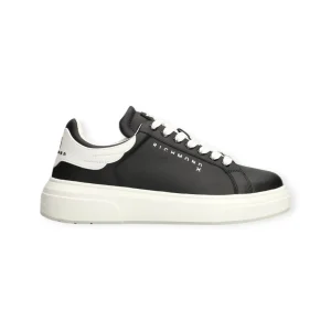 JOHN RICHMOND SNEAKERS UOMO NERO IN PELLE