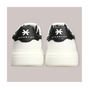 JOHN RICHMOND SNEAKERS UOMO BIANCO IN PELLE