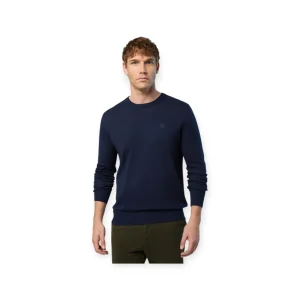 MAGLIONE GIROCOLLO UOMO LANA E COTONE NORTH SAILS