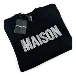 MAISON9 PARIS FELPA UOMO GIROCOLLO