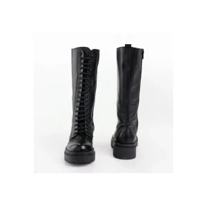 MILU' MILANO ANFIBIO ALTO ALLACCIATO IN PELLE