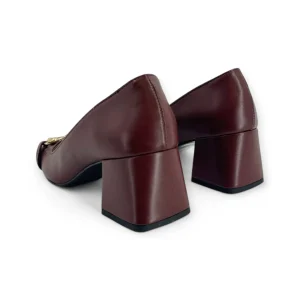 MILU' MILANO DECOLLETE' PUNTA QUADRATA CON MORSETTO