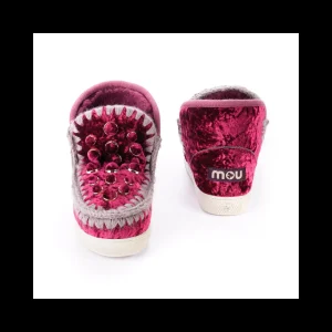 MOU ESKIMO COLORE BORDO' CON APPLICAZIONI