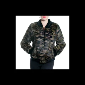 PELLICCIA BOMBER BETTA CORRADI CAMOUFLAGE