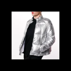 Piumino F**k ARGENTO OVERSIXE