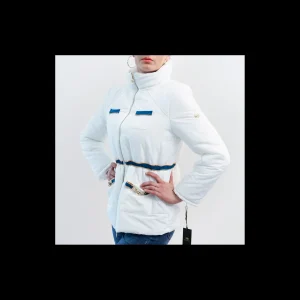 Piumino Roberta Biagi Donna verde e ottanio