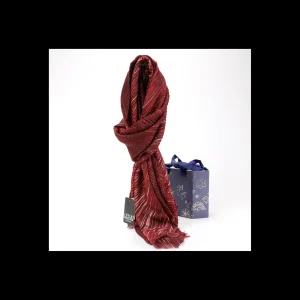 SCIARPA COVERI COLLECTION UNISEX BORDO'