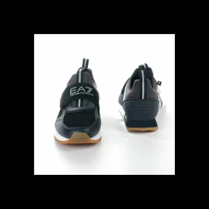 Sneakers Slip-on Emporio Armani di colore blu