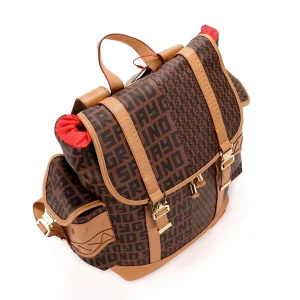 SPRAYGROUND ZAINO SPLIT HENNEY MONTE CARLO MARRONE