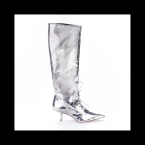 Stivale alto Cesare Paciotti color Argento