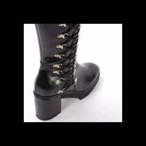 STIVALE CESARE PACIOTTI DI COLORE NERO E TACCO COMODO