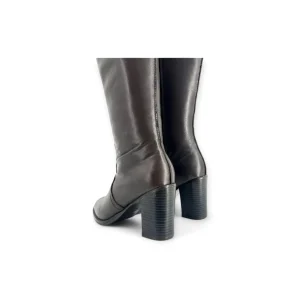 STIVALE DONNA IN PELLE CON CHIUSURA ZIP MGN COLLECTION