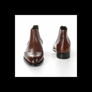 Stivaletto Andrea Nobile fondo cuoio elastici laterali