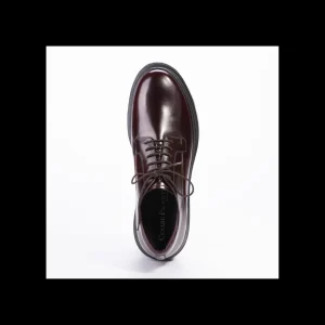 Stringata Cesare Paciotti Uomo in pelle con para in gomma