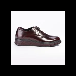 Stringata Cesare Paciotti Uomo in pelle con para in gomma