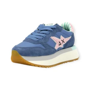 SUN 68 BIG STARGIRL SPONGE LOGO SNEAKERS DONNA
