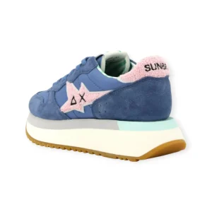 SUN 68 BIG STARGIRL SPONGE LOGO SNEAKERS DONNA