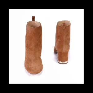 Tronchetto Cesare Paciotti in camoscio colore cammello