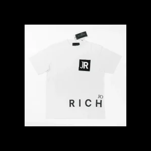 T-shirt John Richmond con maxy logo stampata
