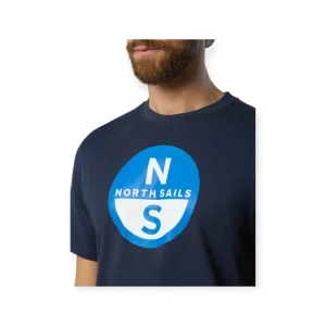 T-SHIRT UOMO CON MAXI LOGO NORTH SAILS