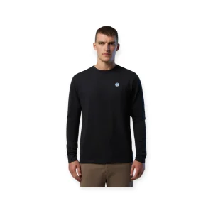 T-SHIRT UOMO MANICHE LUNGHE CON PATCH LOGO NORTH SAILS