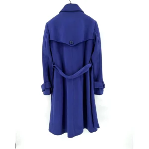 YES LONDON CAPPOTTO DOPPIOPETTO VIOLA