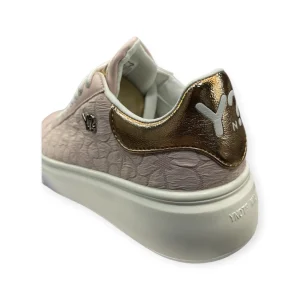 YNOT MILANO SNEAKERS DONNA PELLE E TESSUTO FIORI