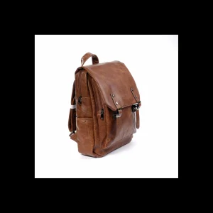 ZAINO UNISEX IN ECOPELLE COLOR CUOIO